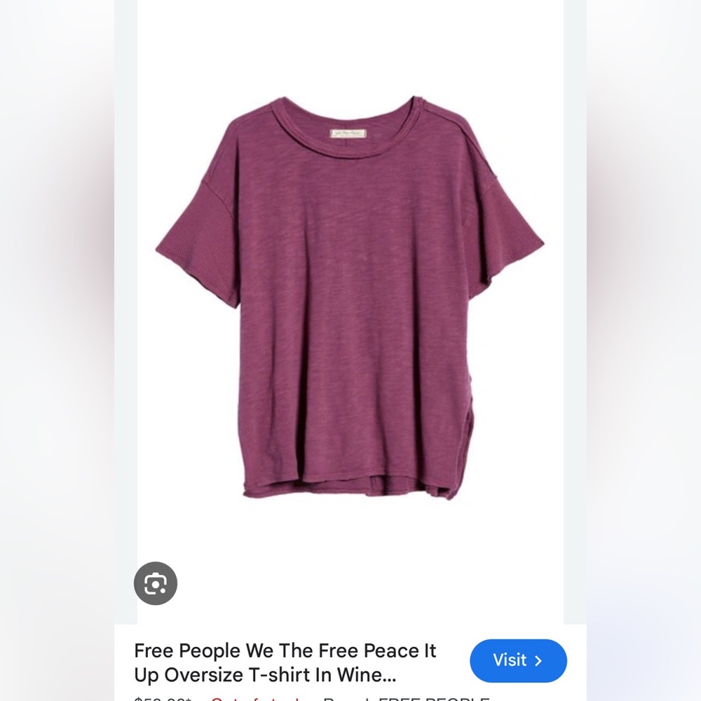 Free People We The Free Peace It Up Oversize T-Shirt